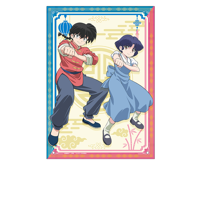【ペンギンパレード】らんま1/2 描き下ろしアクリルパネル 早乙女乱馬&天道あかね