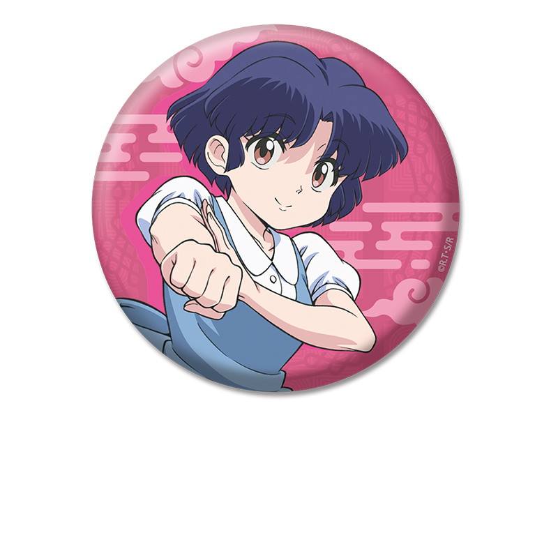 【ペンギンパレード】らんま1/2 描き下ろし缶バッジ 天道あかね