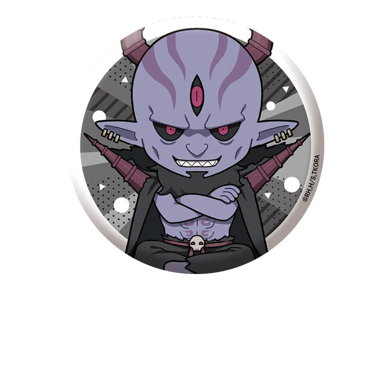 【ペンギンパレード】姫様“拷問”の時間です ぺたん娘缶バッジ 魔王