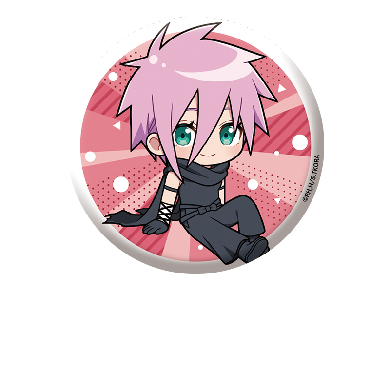 【ペンギンパレード】姫様“拷問”の時間です ぺたん娘缶バッジ サクラ・ハートロック