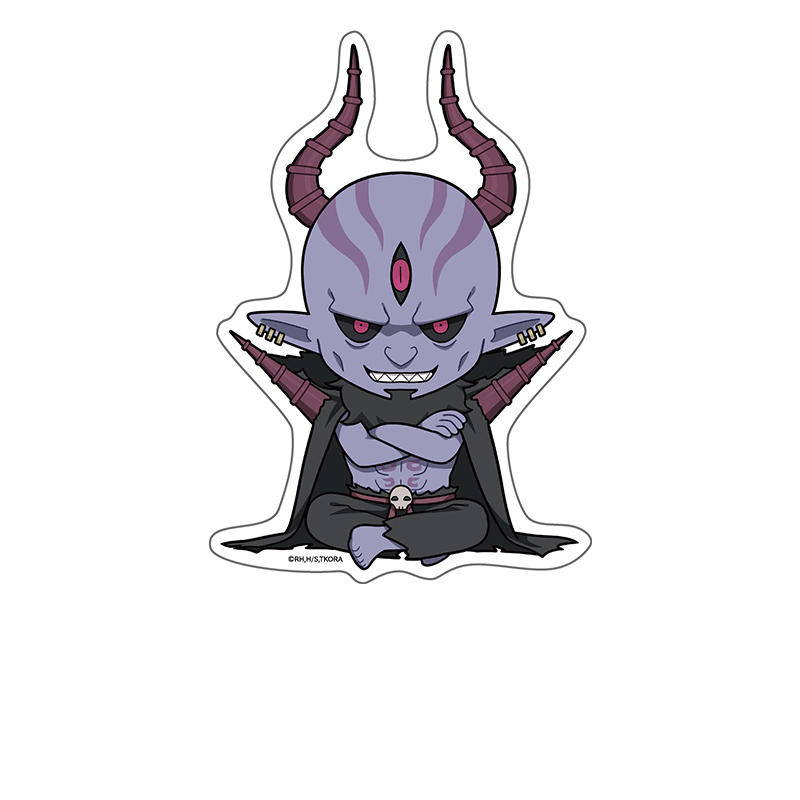 【ペンギンパレード】姫様“拷問”の時間です ぺたん娘ダイカットステッカー 魔王