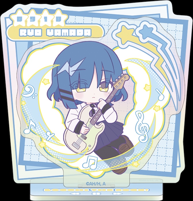 【ムービック】ぼっち・ざ・ろっく！ オーロラミニアクリルスタンド/山田リョウ/ぱすてるぽっぷ