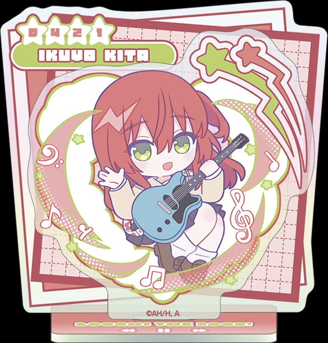 【ムービック】ぼっち・ざ・ろっく！ オーロラミニアクリルスタンド/喜多郁代/ぱすてるぽっぷ