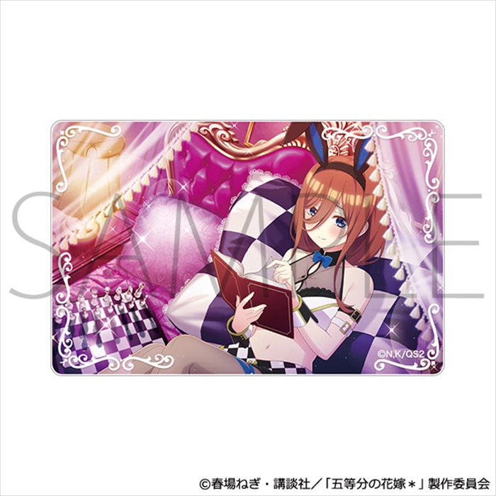 【ムービック】五等分の花嫁＊ アクリルブロック/（白黒ラビット）中野三玖