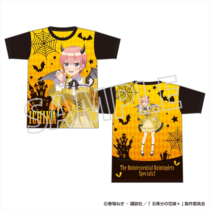 【ムービック】五等分の花嫁＊ フルグラフィックTシャツ/中野一花