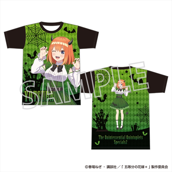 【ムービック】五等分の花嫁＊ フルグラフィックTシャツ/中野四葉