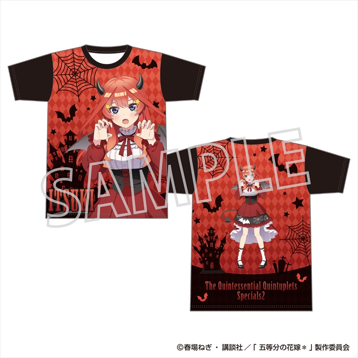 【ムービック】五等分の花嫁＊ フルグラフィックTシャツ/中野五月