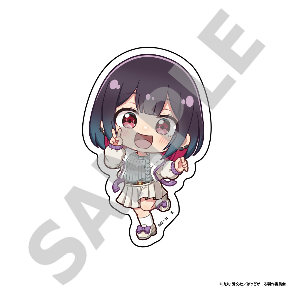 【アイライツ】ばっどがーる ダイカットステッカー 優谷 優（デフォルメ）