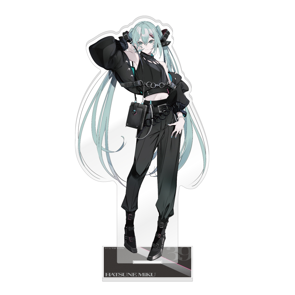 【キャラバン】初音ミク×SOLWA BIGアクリルスタンド Art by 米室