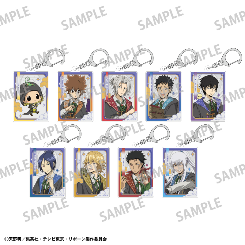 【カミオジャパン】家庭教師ヒットマンREBORN！ トレーディングアクリルキーホルダー/アカデミー研究者 1BOX入数：9