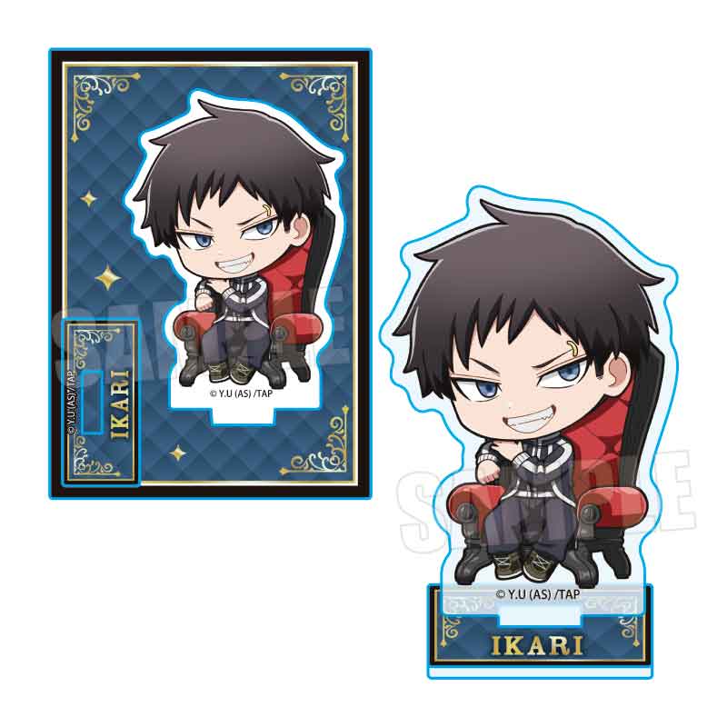 【ベルハウス】ミニスタンド 桃源暗鬼/矢颪 碇（玉座）