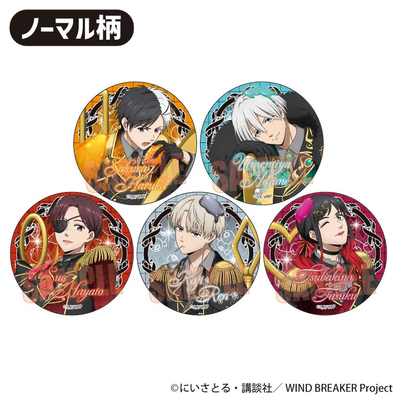 【ベルハウス】トレーディング缶バッジ WIND BREAKER/ドルチェ 1BOX入数：6