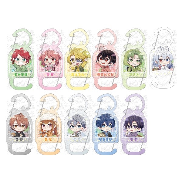 【エンスカイ】カラフルピーチ アクリルカラビナコレクション からぴちピクニック 1BOX入数：11