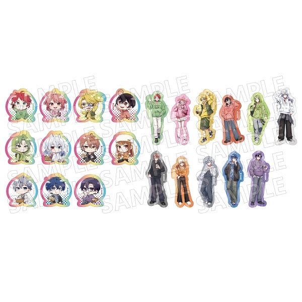 【エンスカイ】カラフルピーチ フレークシール からぴちピクニック（1） 1袋（※同一商品の入数）：5