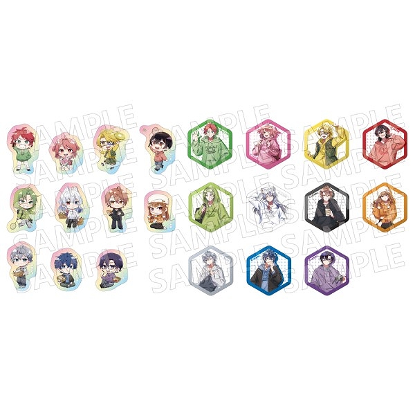 【エンスカイ】カラフルピーチ フレークシール からぴちピクニック（2） 1袋（※同一商品の入数）：5