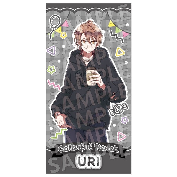 【エンスカイ】カラフルピーチ ビジュアルバスタオル からぴちピクニック うり