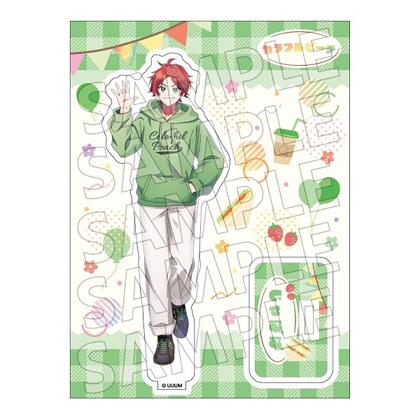 【エンスカイ】カラフルピーチ アクリルスタンド からぴちピクニック じゃぱぱ 1袋（※同一商品の入数）：5