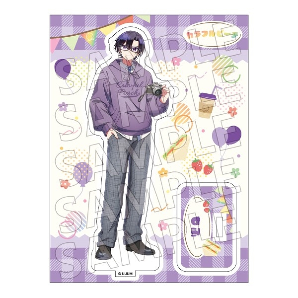 【エンスカイ】カラフルピーチ アクリルスタンド からぴちピクニック もふ 1袋（※同一商品の入数）：5