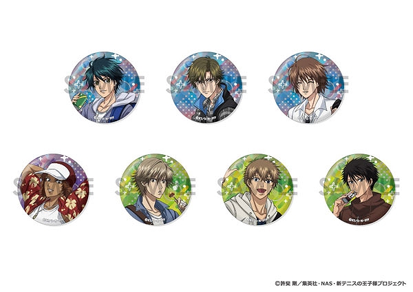 【ソル・インターナショナル】新テニスの王子様 トレーディングホログラム缶バッジ~王子様達の休日~ BOX.A 1BOX入数：7