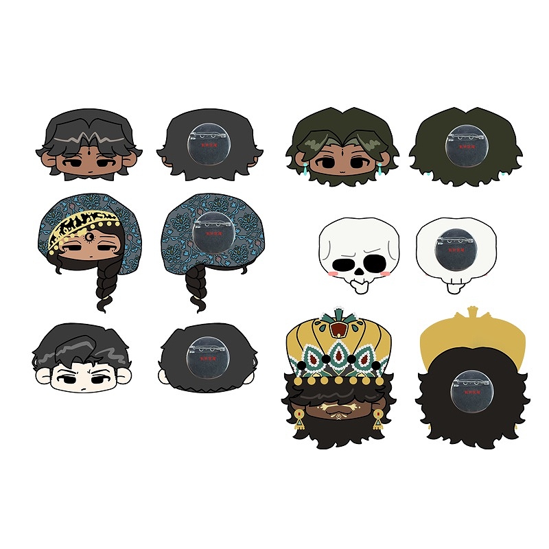 【KUMAGUZI】スルタンのゲーム 第三弾 トレーディングぬいぐるみバッジ≪全6種≫ 1BOX入数：6