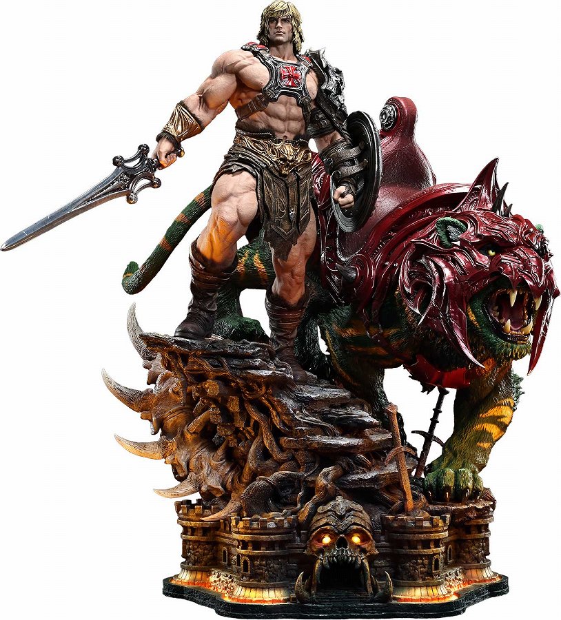 【プライム１スタジオ】リアルエリートマスターライン Masters of the Universe ヒーマン & バトルキャット