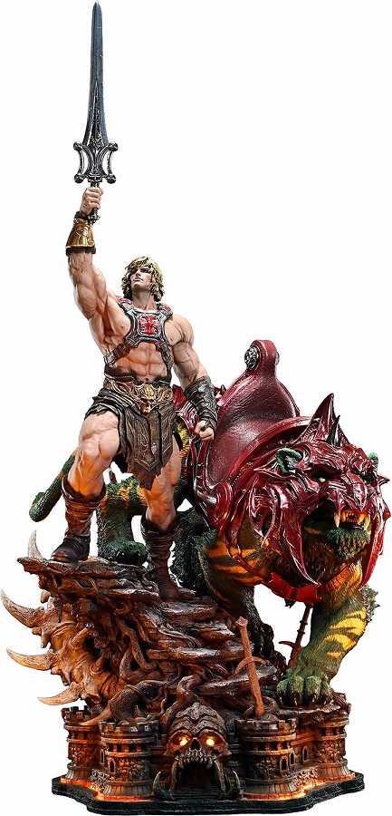 【プライム１スタジオ】リアルエリートマスターライン Masters of the Universe ヒーマン & バトルキャット アルティメット版