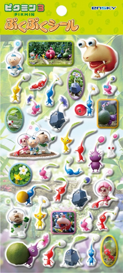 【エンスカイ】ピクミン3 ぷくぷくシール 1袋（※同一商品の入数）：12