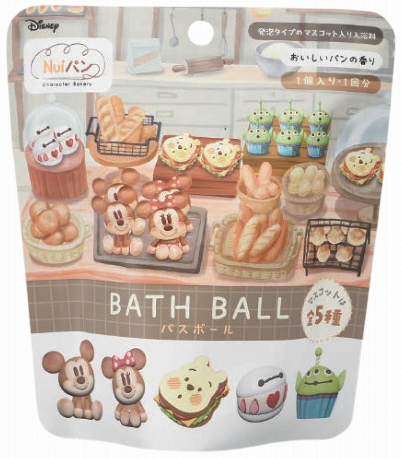 【ノルコーポレーション】Nuiパン Character Bakery/バスボール 1BOX入数：24