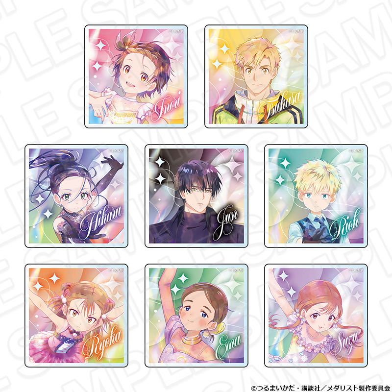 【コンテンツシード】メダリスト アクリルブロック（ランダム） PALE TONE series