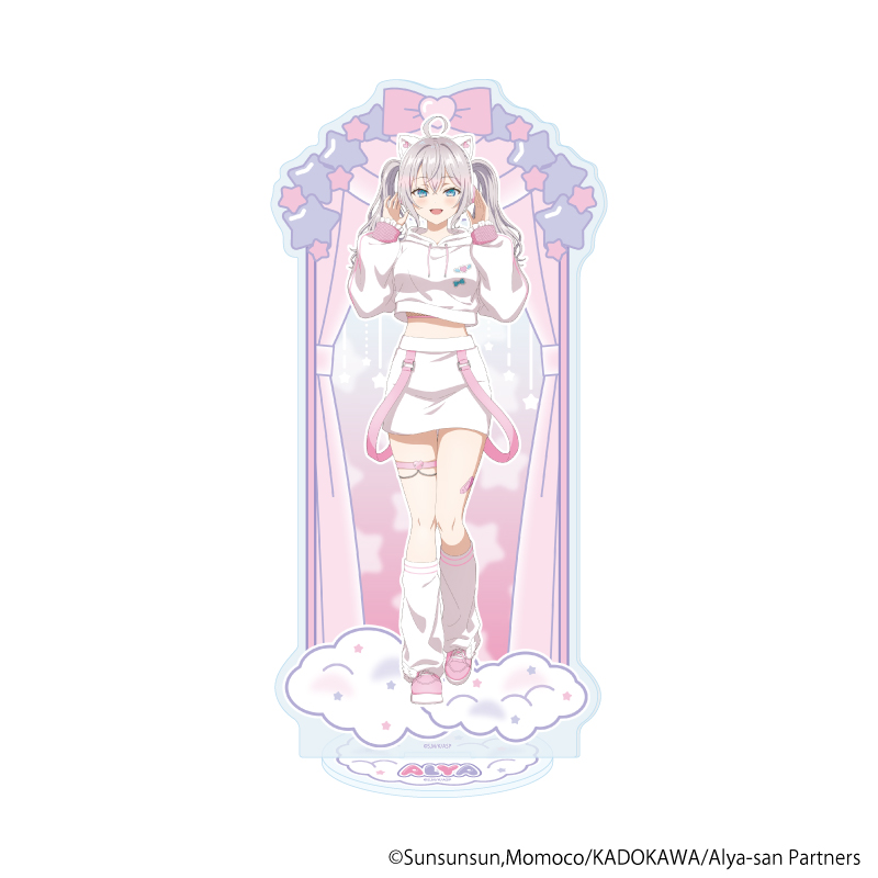 【A3】BIGアクリルスタンド「時々ボソッとロシア語でデレる隣のアーリャさん」03/アーリャ ゆめかわver.（描き下ろしイラスト）