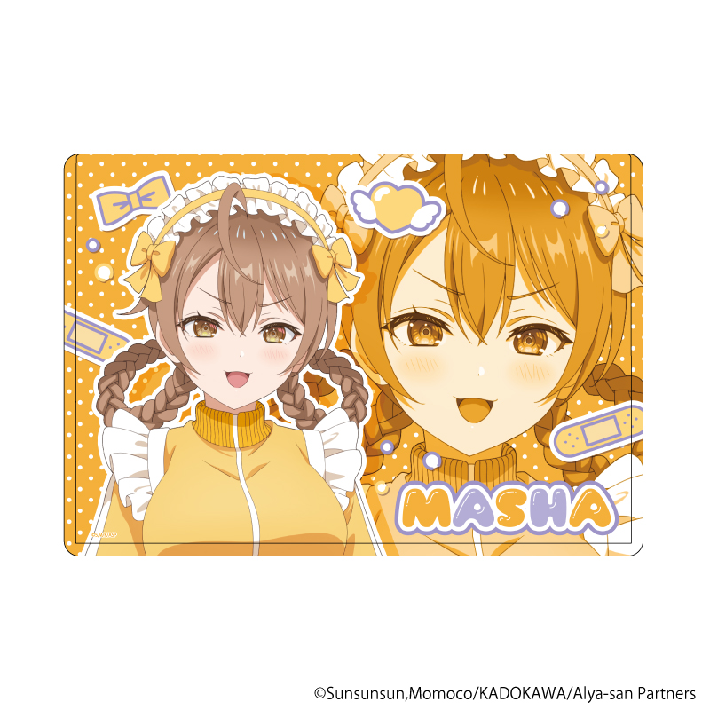 【A3】キャラクリアケース「時々ボソッとロシア語でデレる隣のアーリャさん」06/マーシャ ゆめかわver.（描き下ろしイラスト）