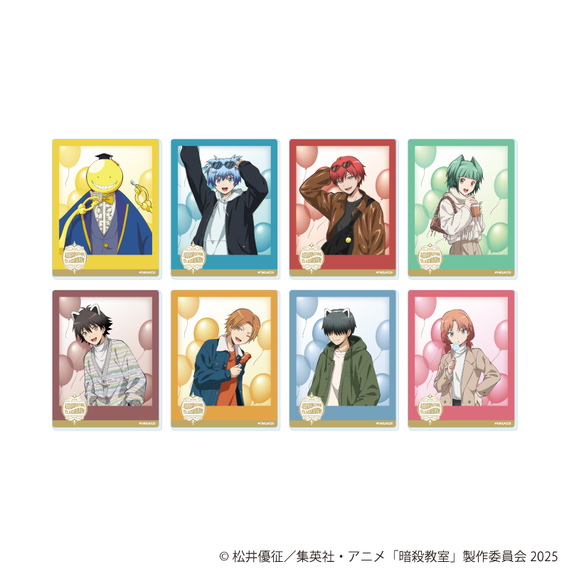 【A3】アクリルカード「TVアニメ『暗殺教室』」01/遊園地ver. ブラインド（全8種）（描き下ろしイラスト） 1BOX入数：8