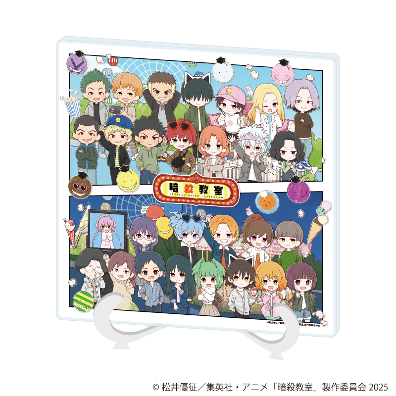 【A3】アクリルアートボード「TVアニメ『暗殺教室』」01/遊園地ver.（グラフアートイラスト）