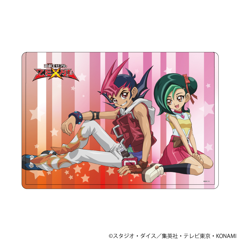 【A3】キャラクリアケース「遊☆戯☆王ZEXAL」10/遊馬&小鳥（描き下ろしイラスト）