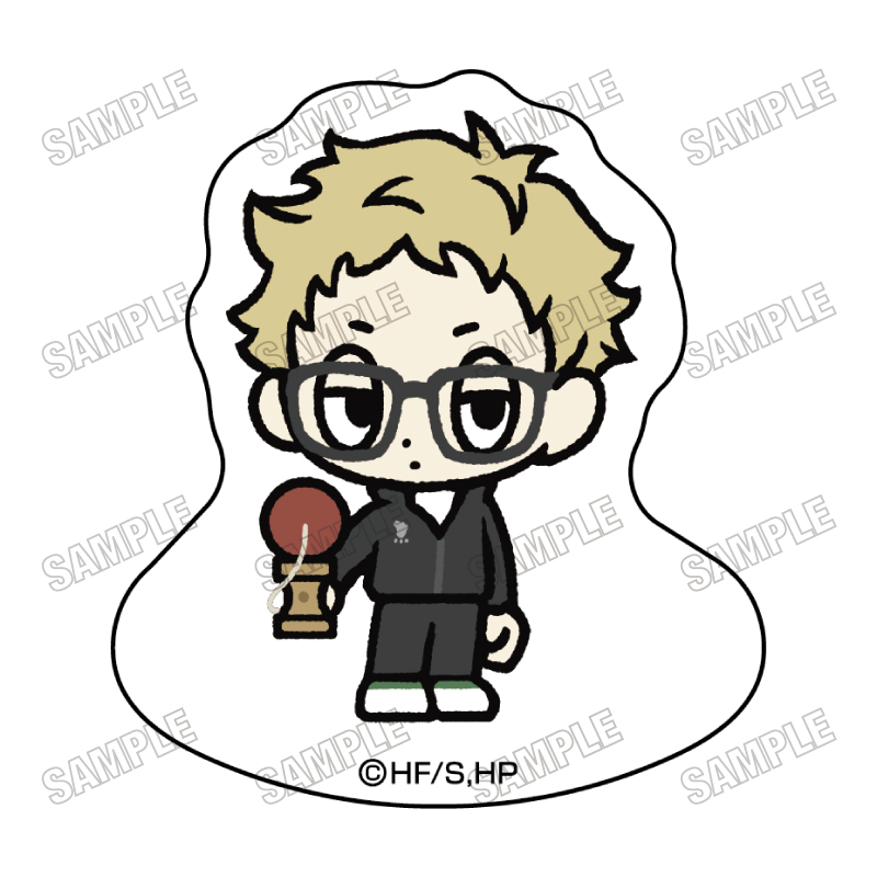 【メディコス・エンタテインメント】アニメ「ハイキュー！！」ミニキャラゆらゆらアクリルブロック【お正月ver.】（3）月島 蛍