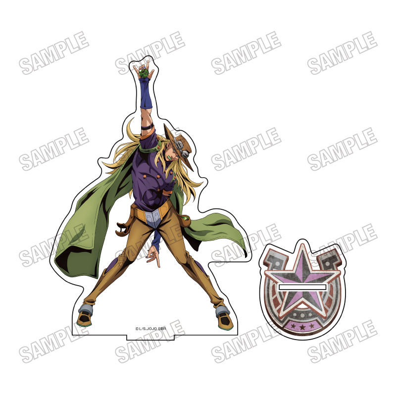 【メディコス・エンタテインメント】アニメ『スティール・ボール・ラン ジョジョの奇妙な冒険』BIGアクリルスタンド【JF26】（2）ジャイロ・ツェペリ