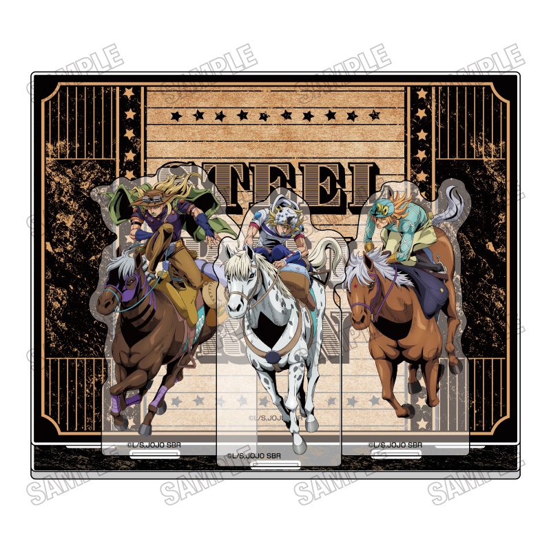 【メディコス・エンタテインメント】アニメ『スティール・ボール・ラン ジョジョの奇妙な冒険』アクリルジオラマ【JF26】