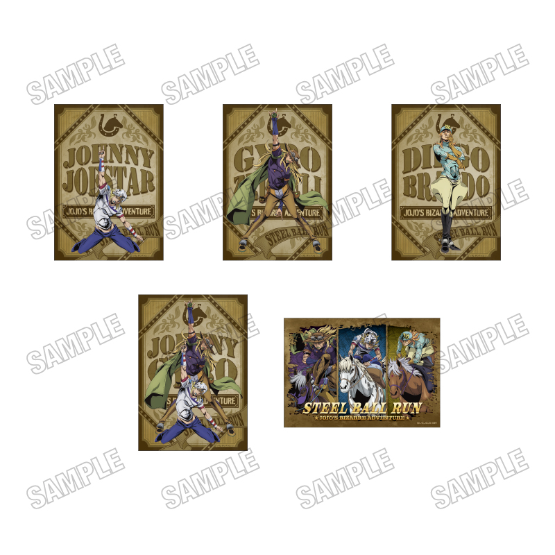 【メディコス・エンタテインメント】アニメ『スティール・ボール・ラン ジョジョの奇妙な冒険』ブロマイドセット【JF26】