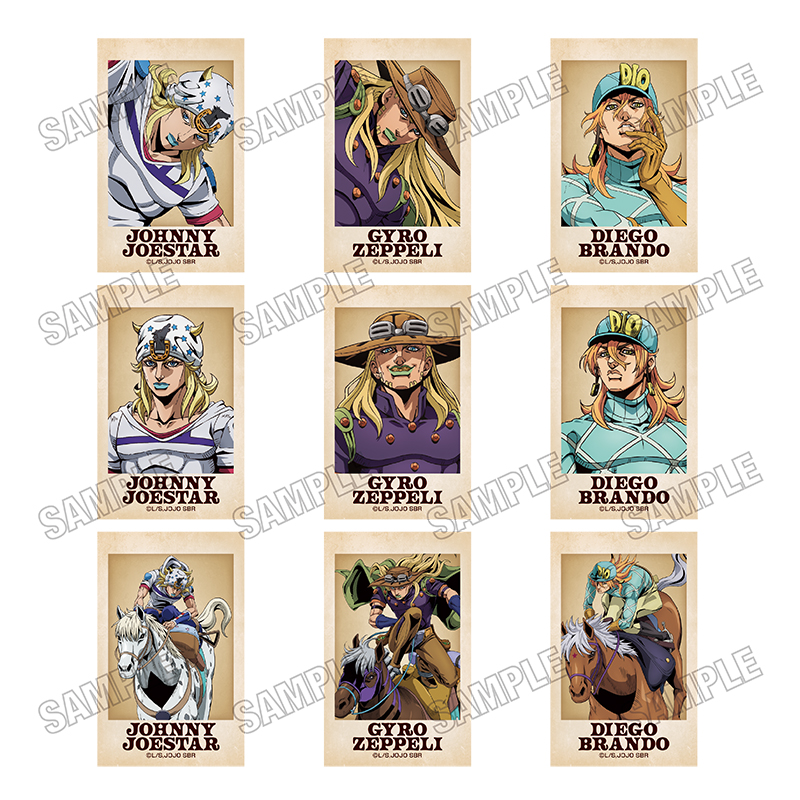 【メディコス・エンタテインメント】アニメ『スティール・ボール・ラン ジョジョの奇妙な冒険』ミニフォトカードコレクション【JF26】 1BOX ＝9pcs
