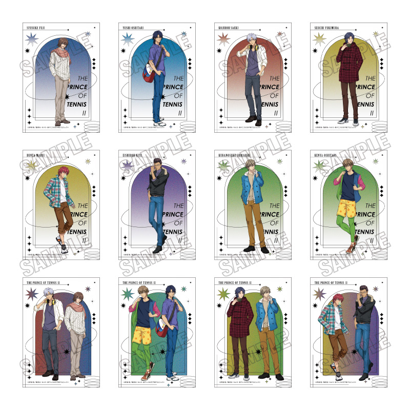 【メディコス・エンタテインメント】アニメ『新テニスの王子様』描き下ろしブロマイドセット【オフの日ver.】