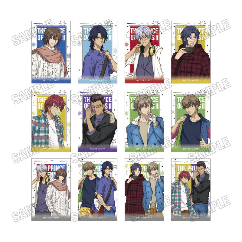 【メディコス・エンタテインメント】アニメ『新テニスの王子様』描き下ろしミニフォトカードコレクション【オフの日ver.】 1BOX ＝6pcs