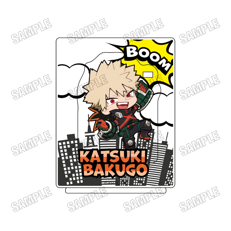 【メディコス・エンタテインメント】アニメ『僕のヒーローアカデミア』ミニキャラアクリルジオラマ【ぶら下がりver.】（2）爆豪勝己