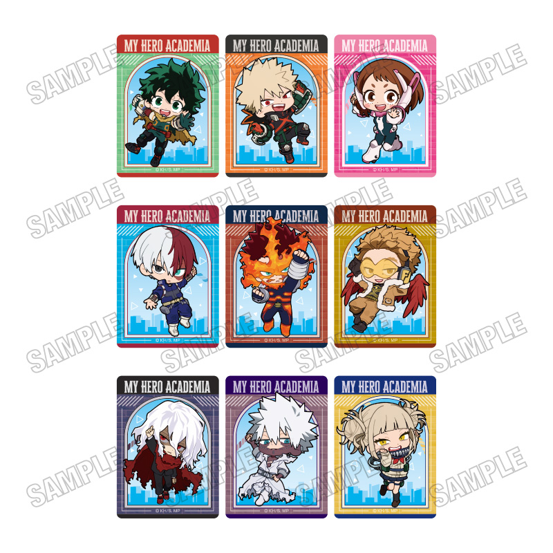 【メディコス・エンタテインメント】アニメ『僕のヒーローアカデミア』ミニキャラクリアカードコレクション【ぶら下がりver.】 1BOX ＝9pcs