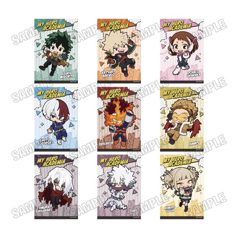 【メディコス・エンタテインメント】アニメ『僕のヒーローアカデミア』ミニキャライラストカードセット【ぶら下がりver.】