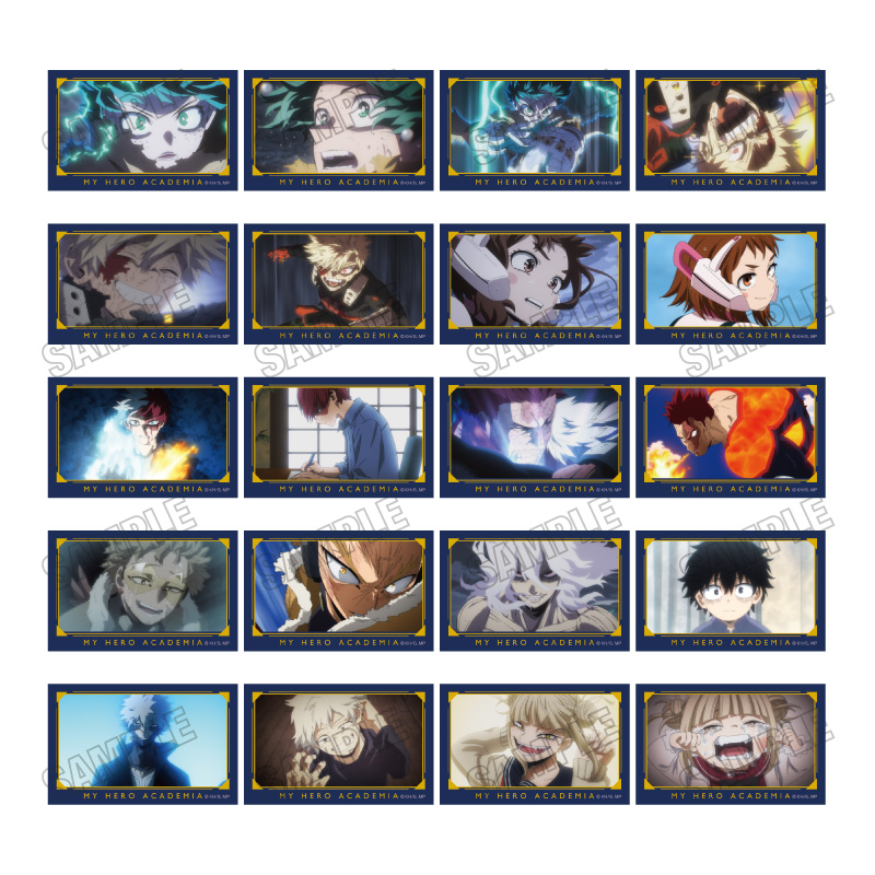 【メディコス・エンタテインメント】アニメ『僕のヒーローアカデミア』場面写ミニフォトカードコレクション 1BOX ＝10pcs