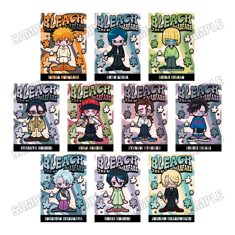 【メディコス・エンタテインメント】TVアニメ『BLEACH 千年血戦篇』ミニキャライラストカードセット