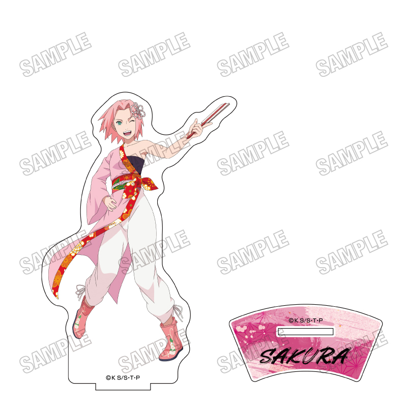【メディコス・エンタテインメント】TVアニメ『NARUTO-ナルト- 疾風伝』描き下ろしBIGアクリルスタンド【演舞ver.】（3）春野サクラ