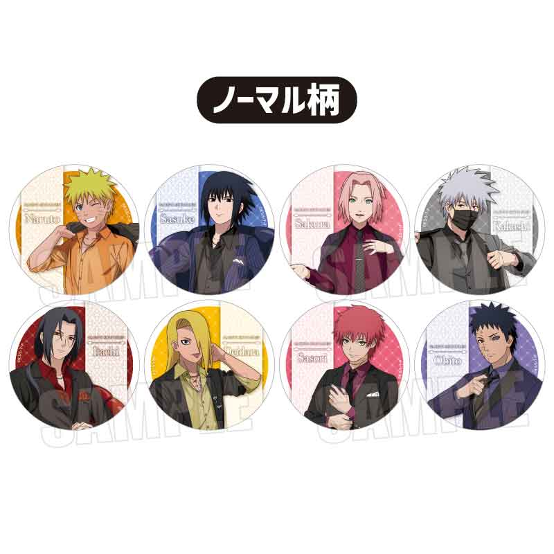 【ベルハウス】トレーディング缶バッジ NARUTO-ナルト- 疾風伝/Dress Up ver. 1BOX入数：9