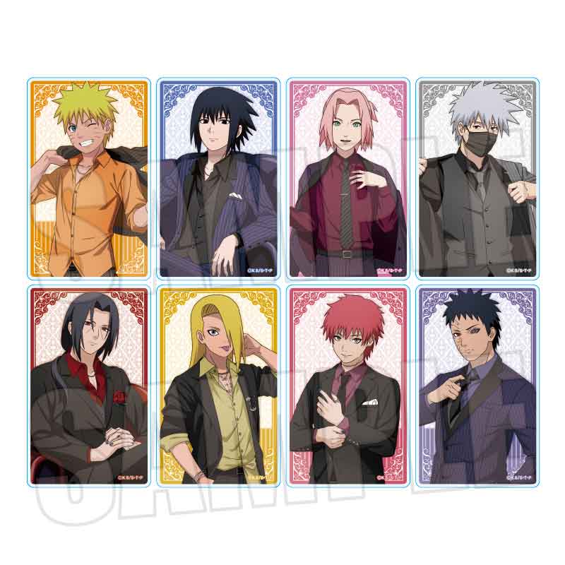 【ベルハウス】トレーディングアクリルプレート NARUTO-ナルト- 疾風伝/Dress Up ver. 1BOX入数：8
