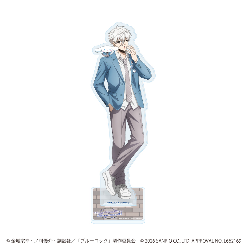 【A3】アクリルスタンド「TVアニメ『ブルーロック』×サンリオキャラクターズ」31/凪 誠士郎×シナモロール（コラボイラスト）